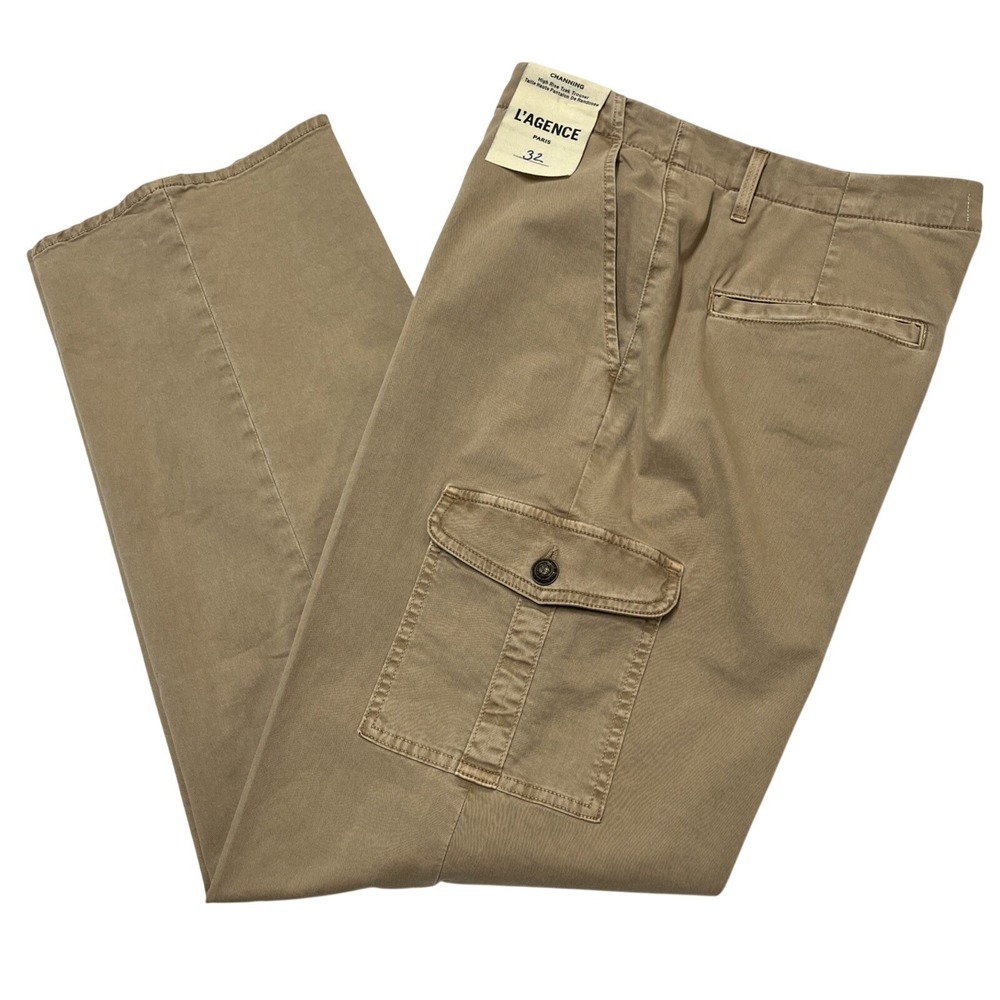 Lagence Channing‎ Pant  High Rise Trek Trouser Size 32 Dark Latte Chino Cargo